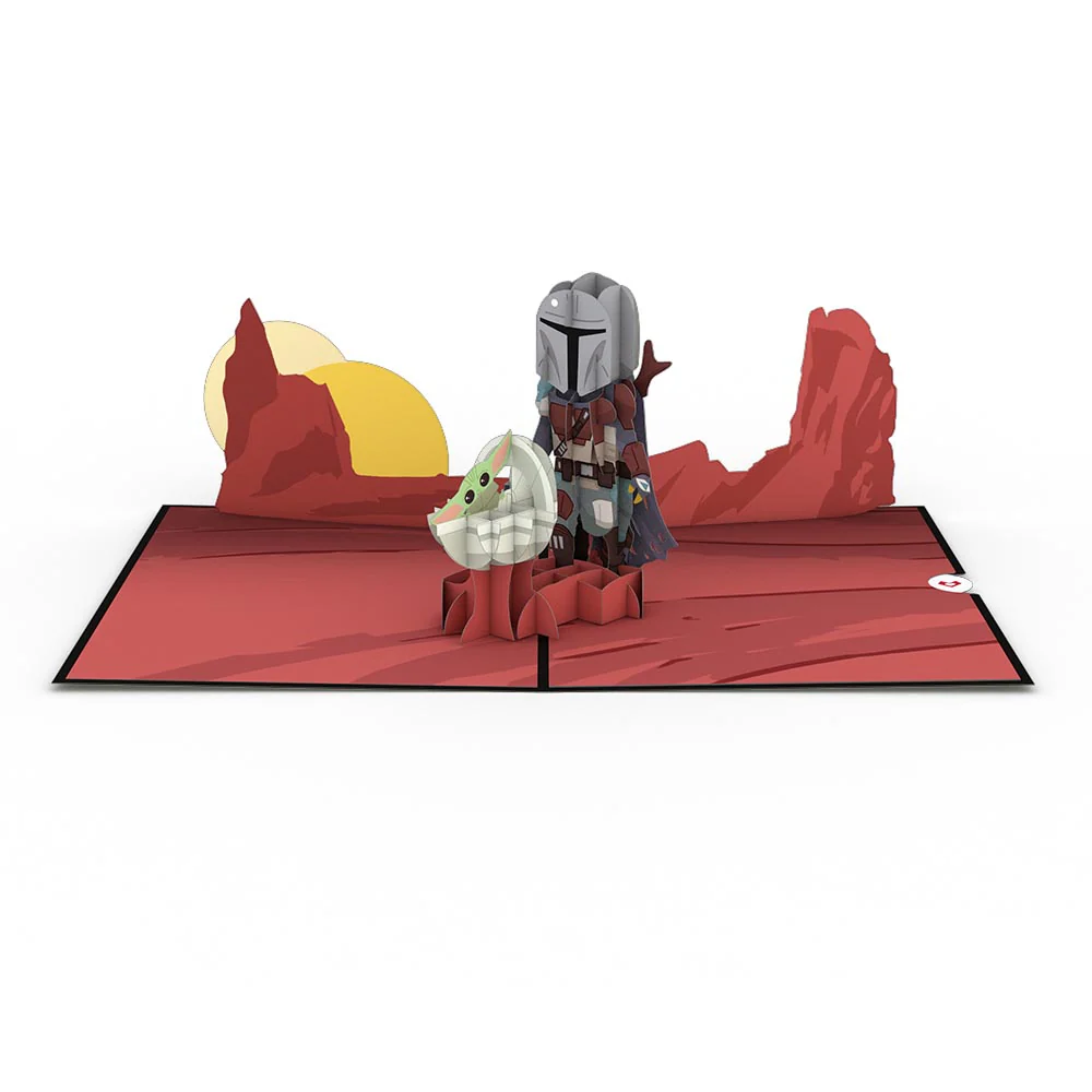 Star Wars™ The Mandalorian™ A Mandalorian Father's Day Pop-Up Card - Image 3