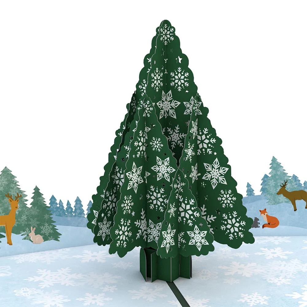 Arbor Day Foundation Holiday Tree Pop-Up Card - Image 3