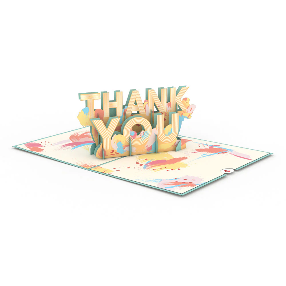 Artistic Thank You Pop-Up Card - Image 3