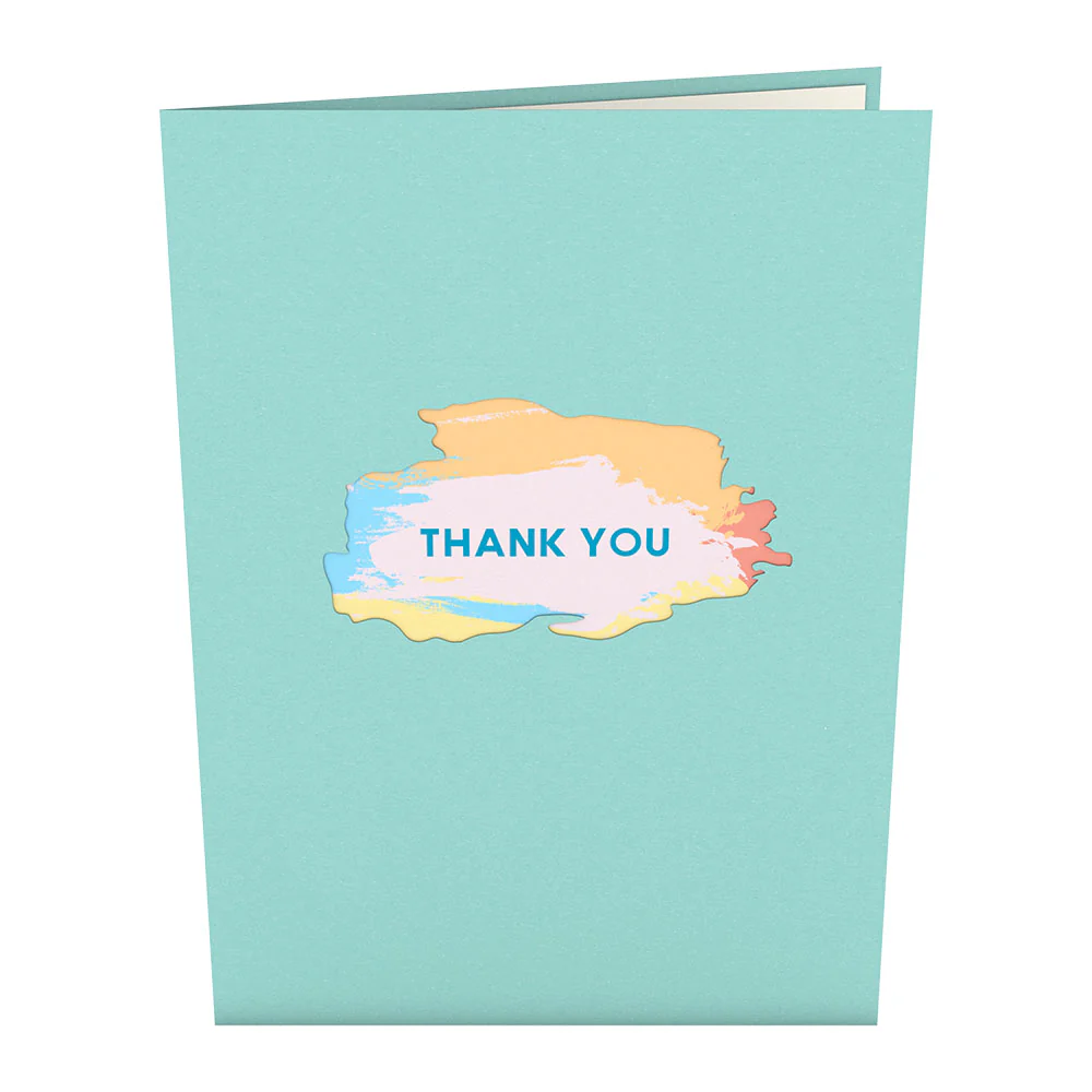 Artistic Thank You Pop-Up Card - Image 4