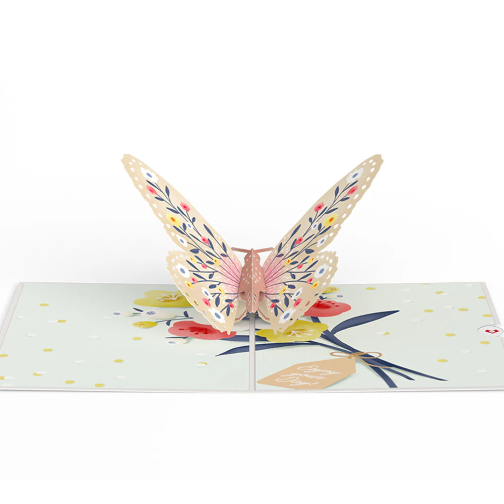 Birthday Butterfly Pop-Up Card - Image 4