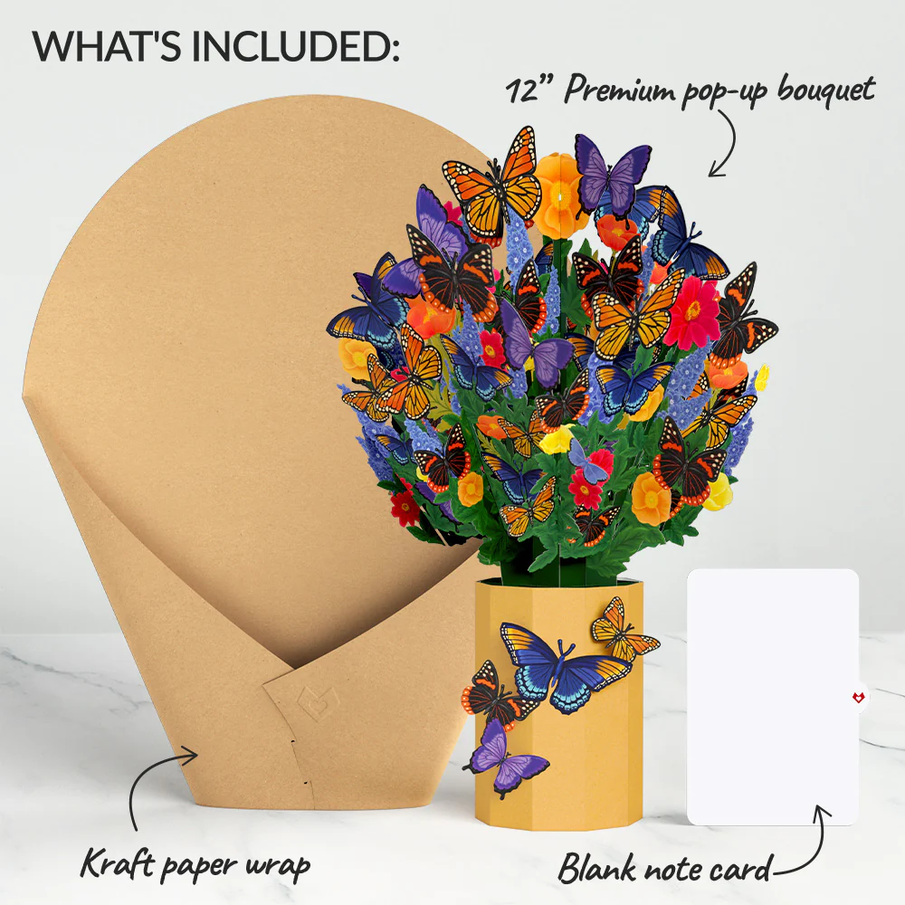 Brilliant Butterfly Bouquet - Image 5