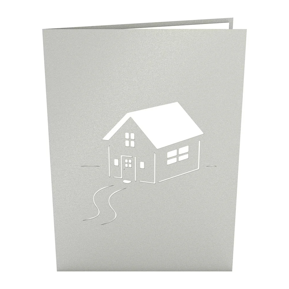 Brown House for Sale Pop-Up Card - Image 3