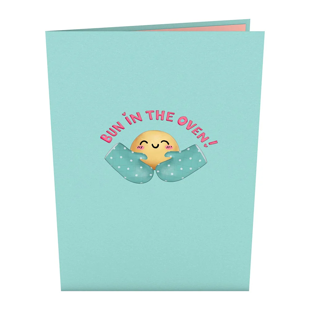 Bun in the Oven Pop-Up Card - Image 4