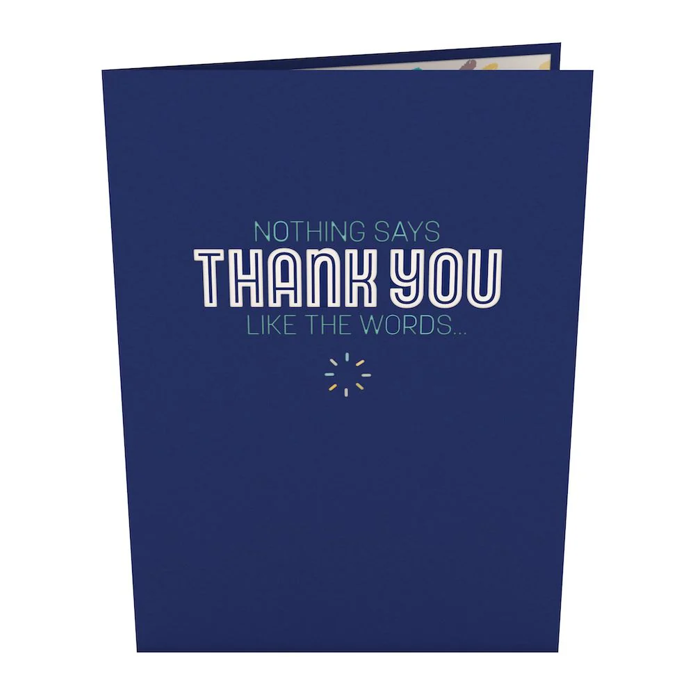 Colorful Thank You Pop-Up Card - Image 4