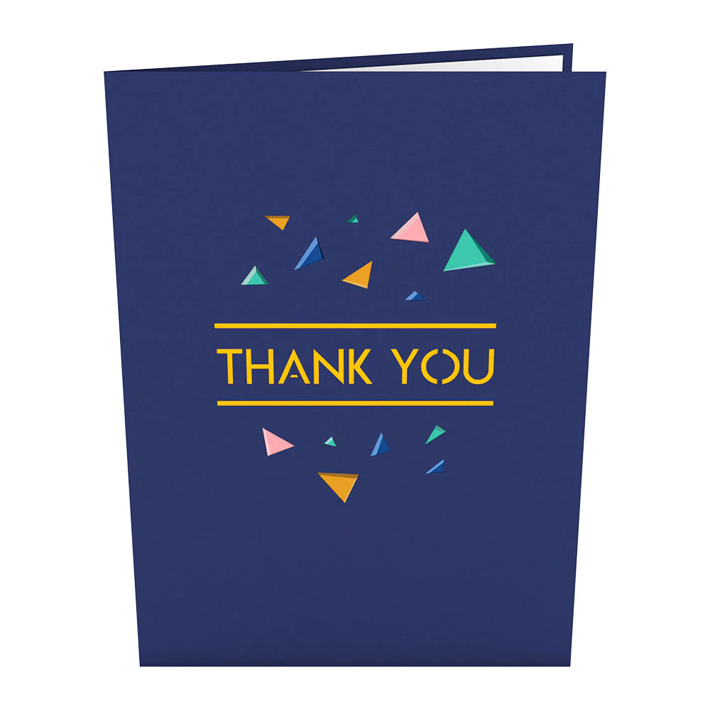 Thank You Confetti Pop-Up Card - Image 4