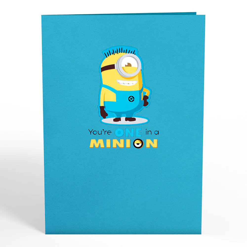 Despicable Me You're One in a Minion Pop-Up Card - Image 4