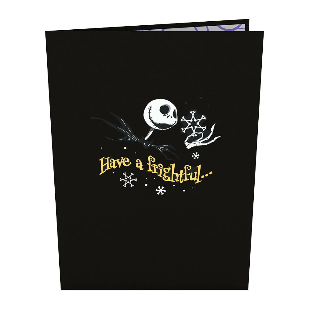 Disney Tim Burton's The Nightmare Before Christmas Frightful Christmas Pop-Up Card - Image 4