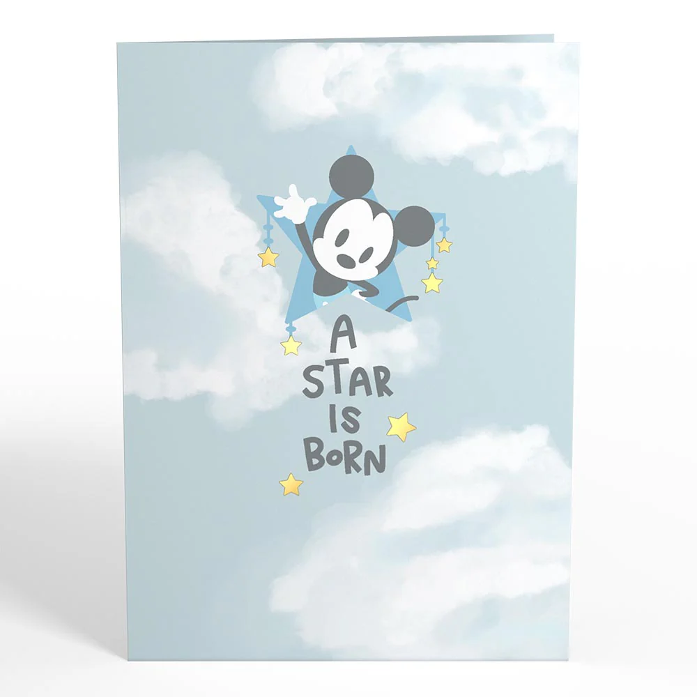 Disney's Mickey Mouse Over the Moon Baby Pop-Up Card - Image 4