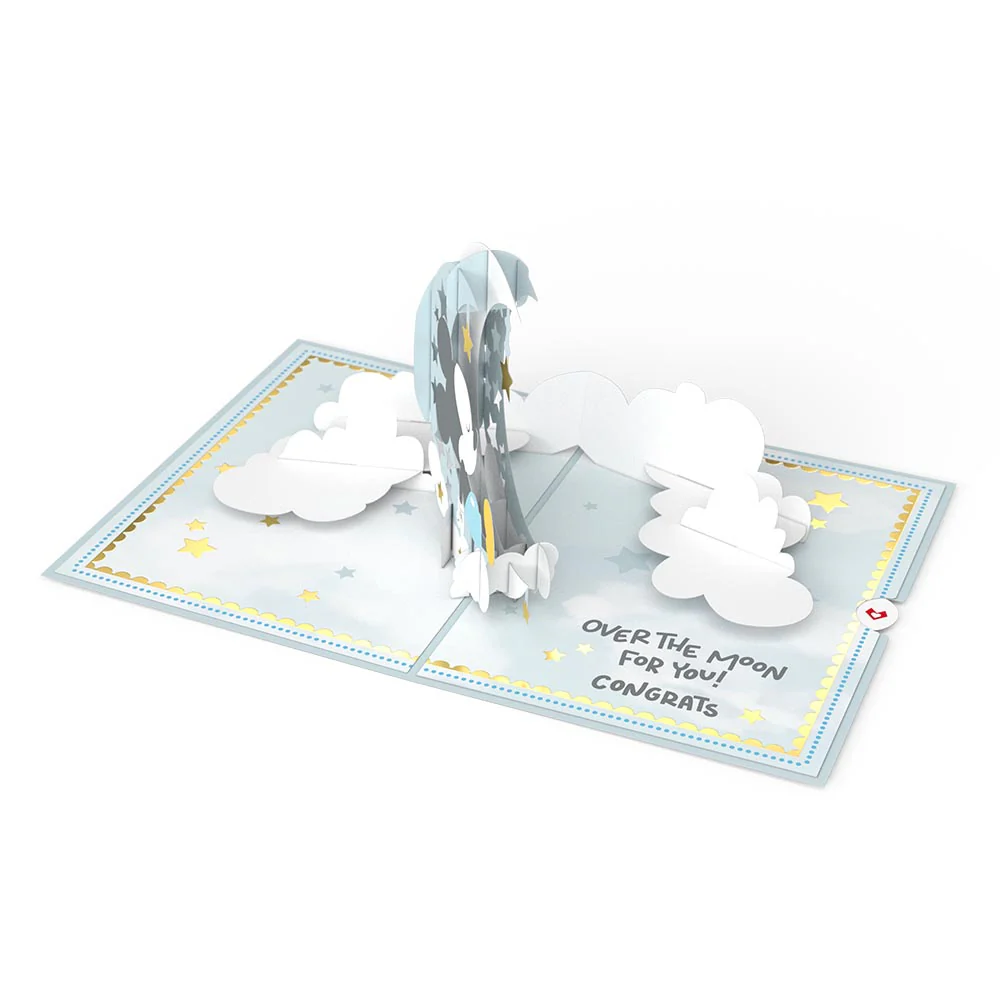 Disney's Mickey Mouse Over the Moon Baby Pop-Up Card - Image 6