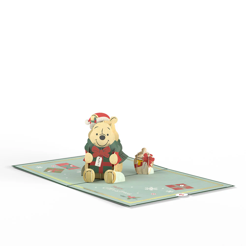 Disney's Winnie the Pooh Merry & Bright Christmas Pop-Up Card - Image 3
