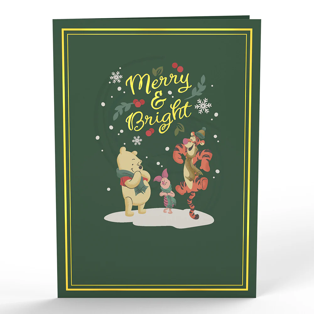 Disney's Winnie the Pooh Merry & Bright Christmas Pop-Up Card - Image 4