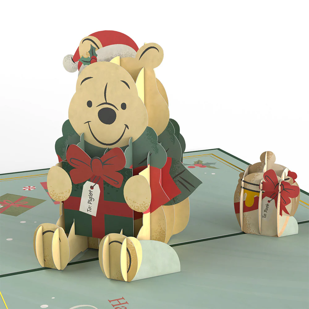 Disney's Winnie the Pooh Merry & Bright Christmas Pop-Up Card - Image 5