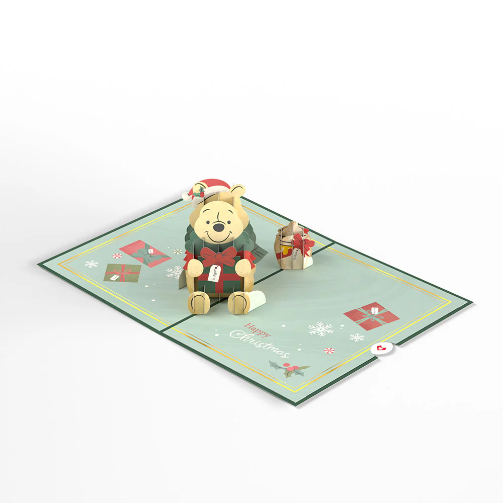 Disney's Winnie the Pooh Merry & Bright Christmas Pop-Up Card - Image 6