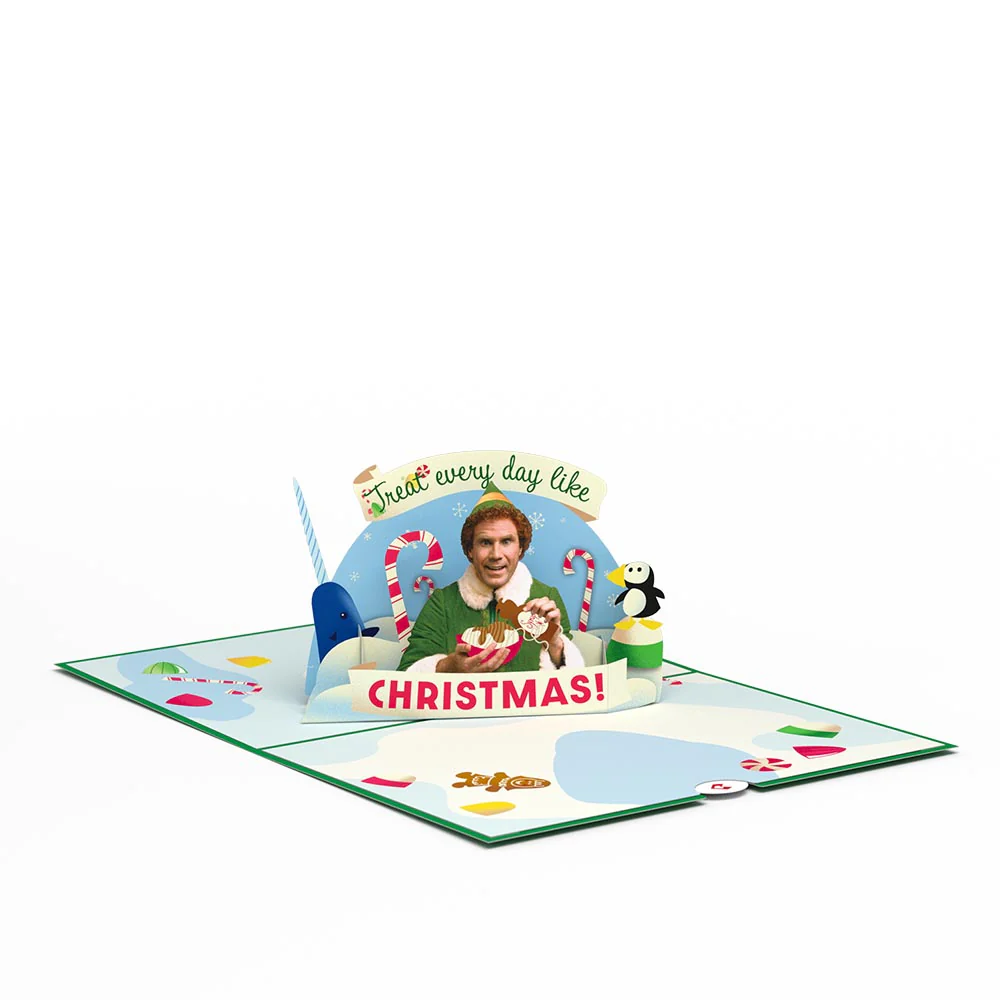 Elf Christmas Treats Pop-Up Card - Image 3