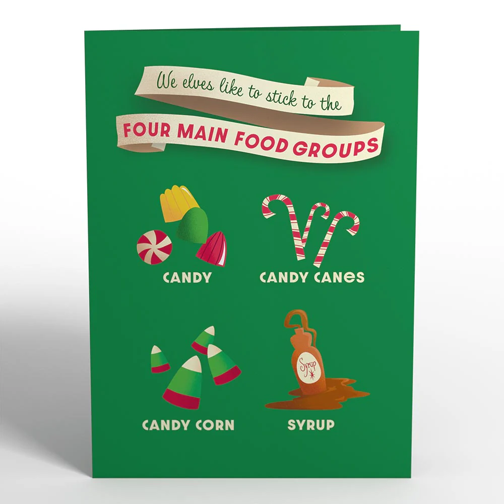 Elf Christmas Treats Pop-Up Card - Image 4