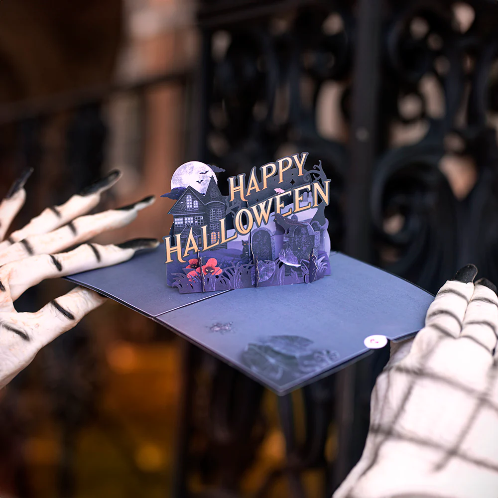 Enchantingly Eerie Halloween Pop-Up Card - Image 3