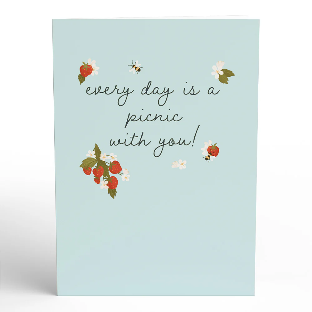 Every Day is a Picnic with You Pop-Up Card - Image 4