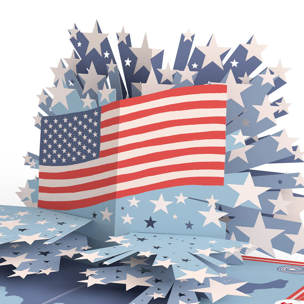 From Sea to Shining Sea Thinking of You Pop-Up Card and Sentiment Set - Image 3