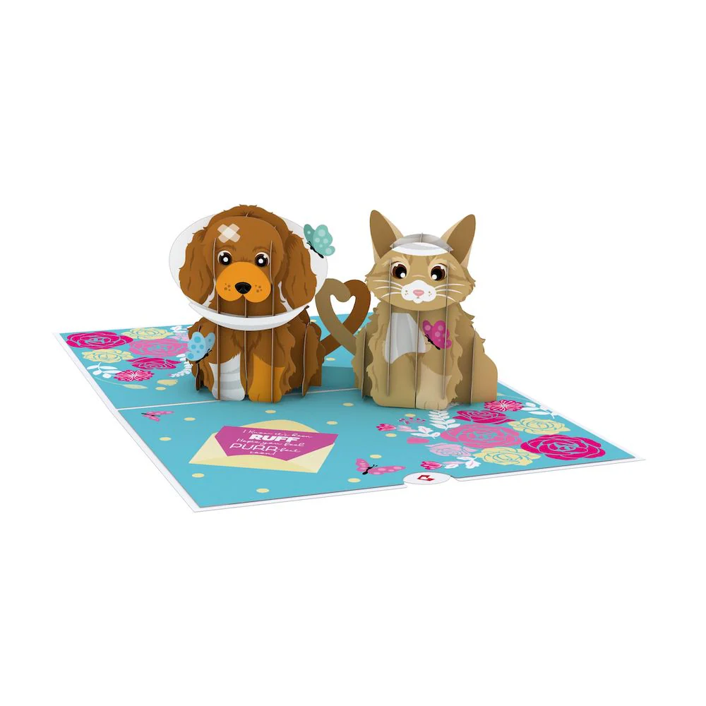 Get Well Soon Pets Pop-Up Card - Image 3