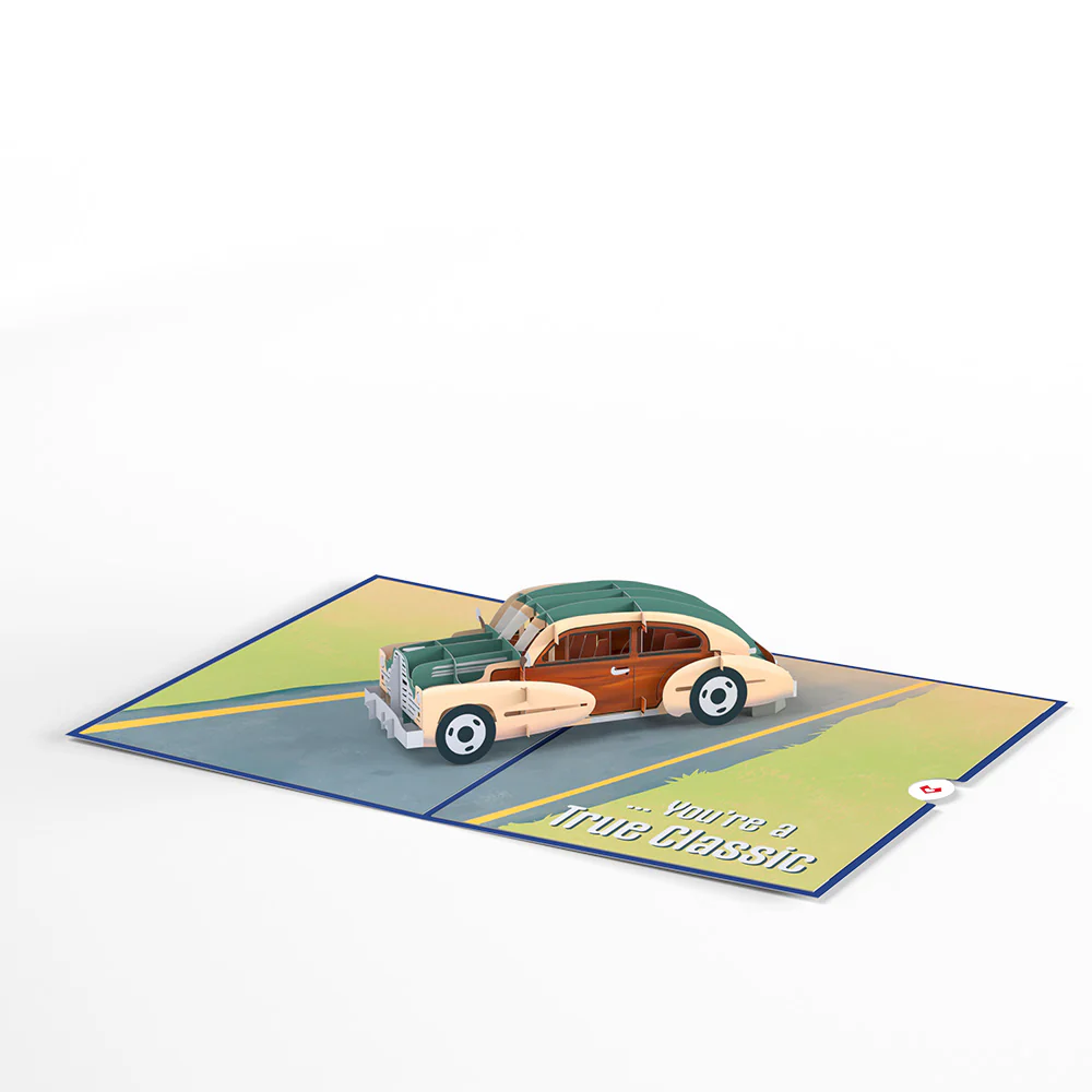 Grandpa Classic Car Pop-Up Card - Image 4