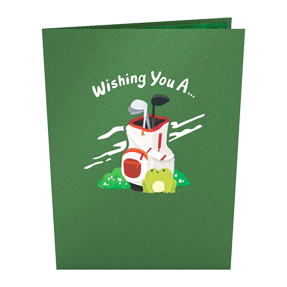 Happy Father's Day Golf Pop-Up Card - Image 4