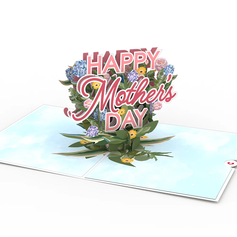 Happy Mother's Day Hydrangeas Pop-Up Card - Image 3