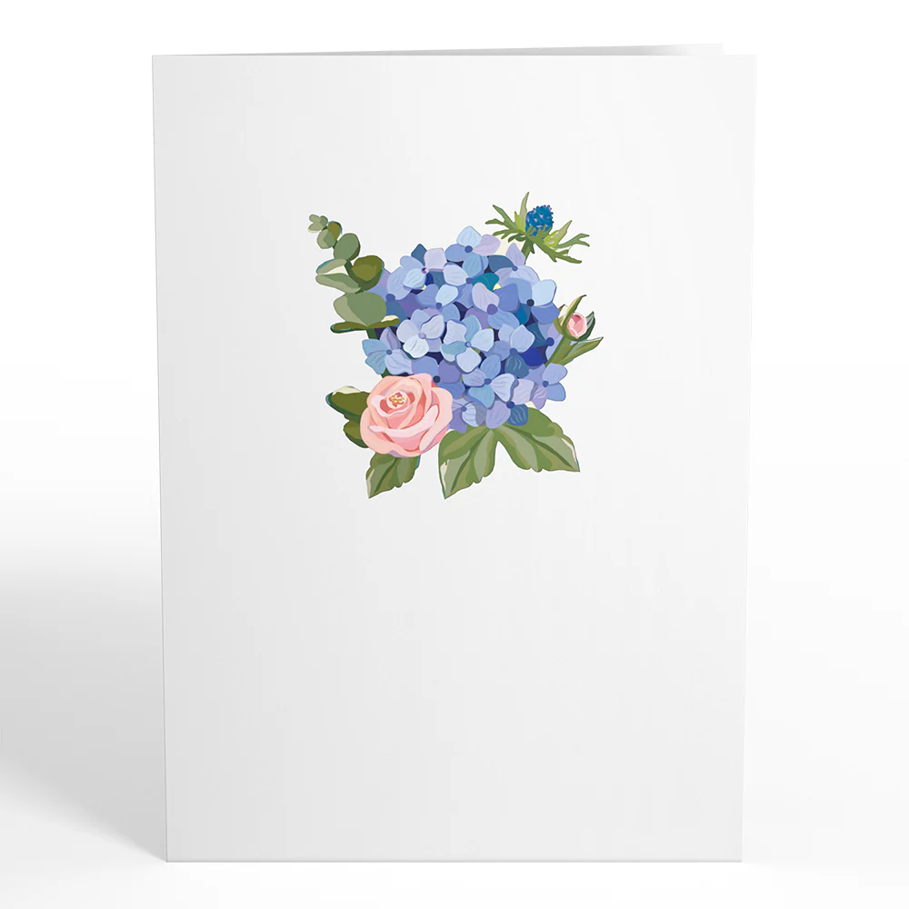 Happy Mother's Day Hydrangeas Pop-Up Card - Image 4