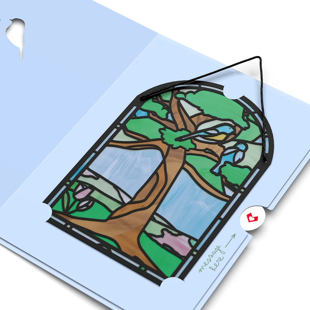 Happy Mother's Day Robins Suncatcher Card - Image 4