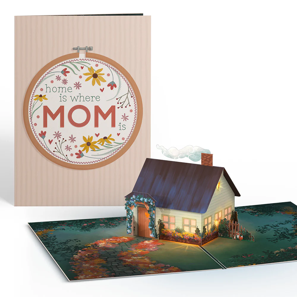 Home Is Where Mom Is Light-Up Pop-Up Card - Image 3