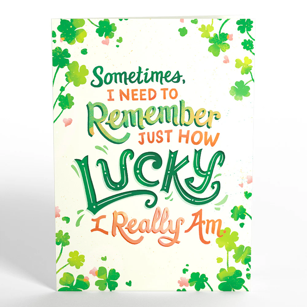 How Lucky I Am Pop-Up Card - Image 4