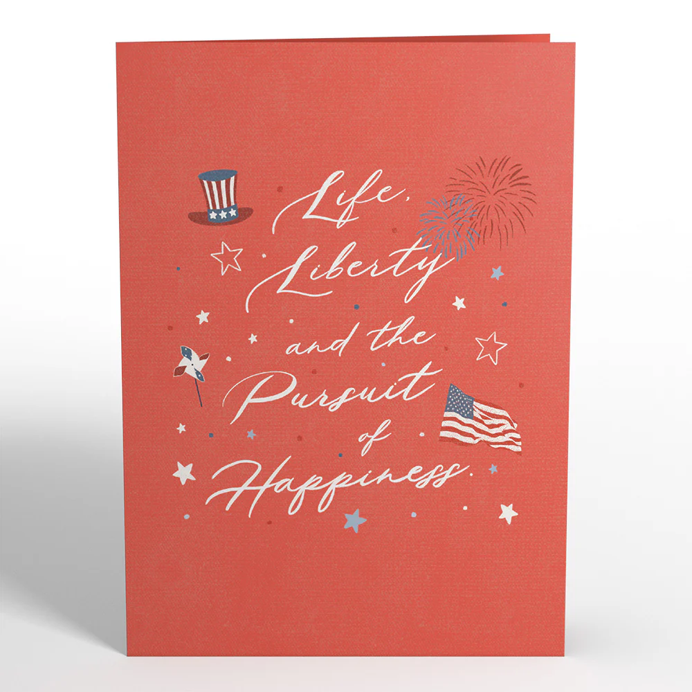 Land of the Free Patriotic Pop-Up Card - Image 4