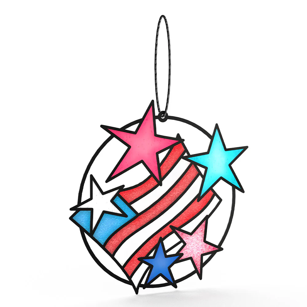 Let Freedom Shine Thinking of You Suncatcher Card and Sentiment Set - Image 3