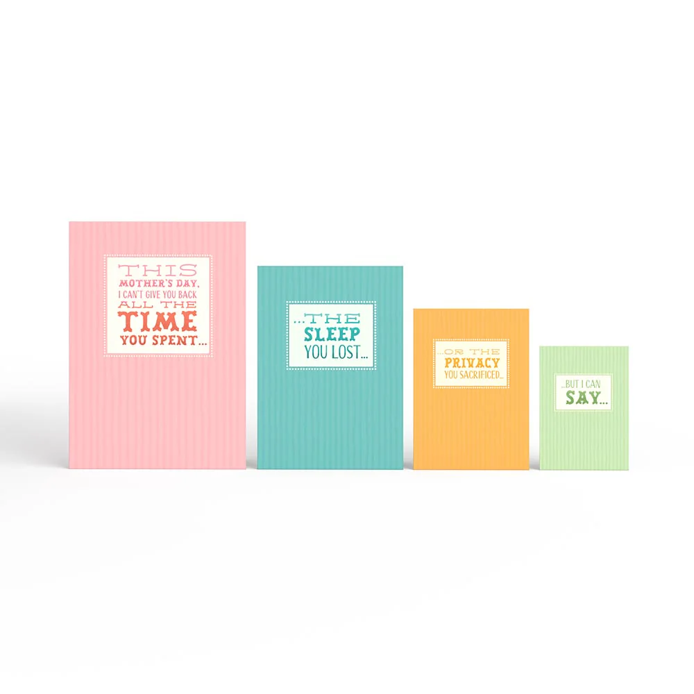 Mother's Day Thank You 4-in-1 Nesting Card - Image 3