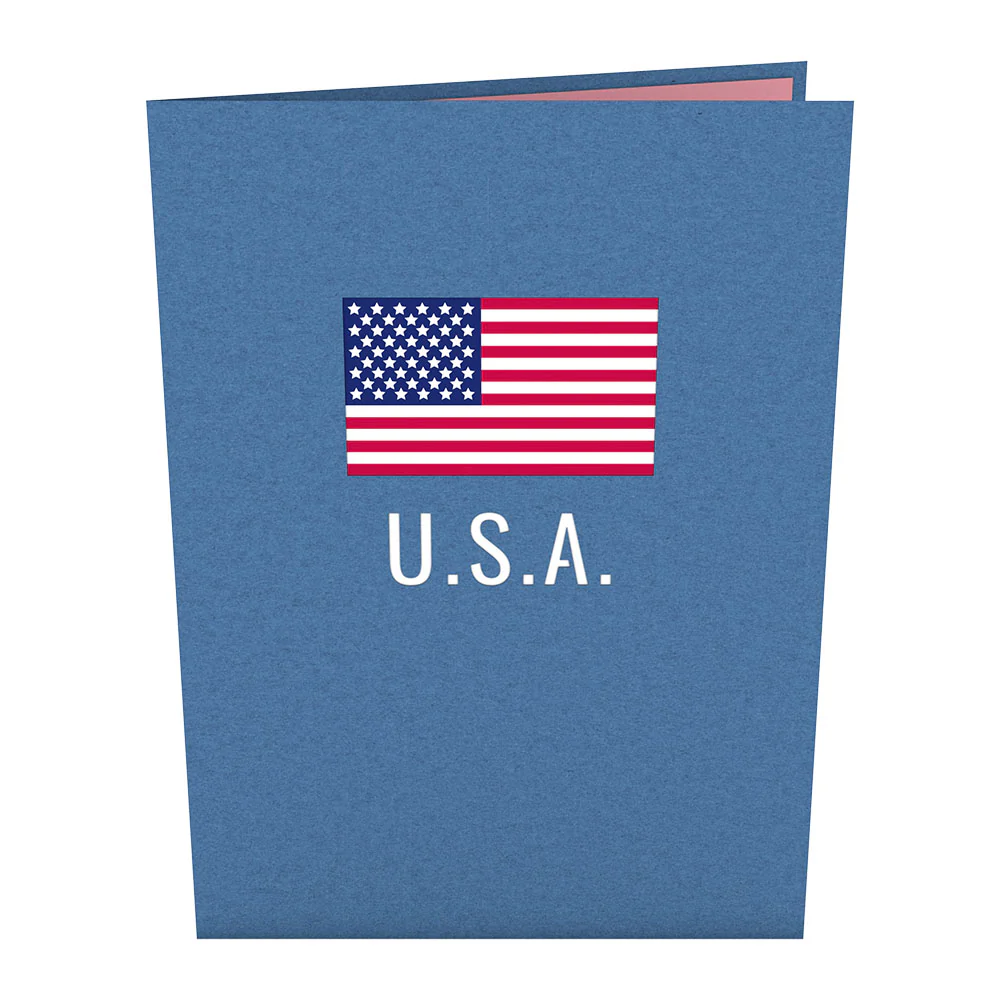 Patriotic Eagle Pop-Up Card - Image 4