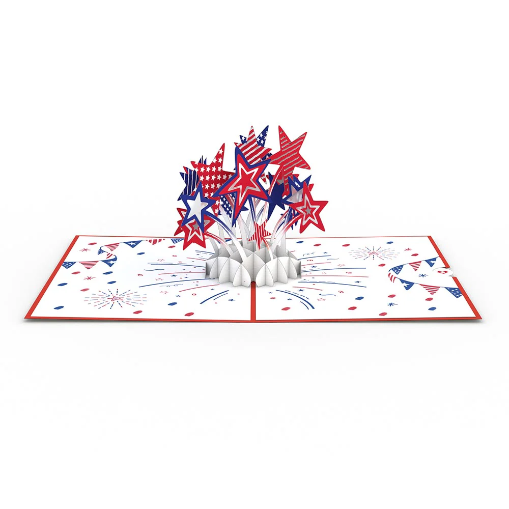 Stars and Stripes Pop-Up Card - Image 3