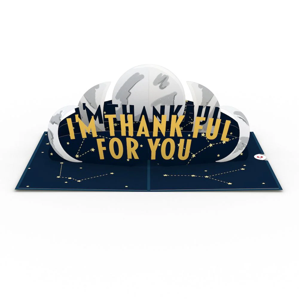 Thank You Moon Phases Pop-Up Card - Image 3