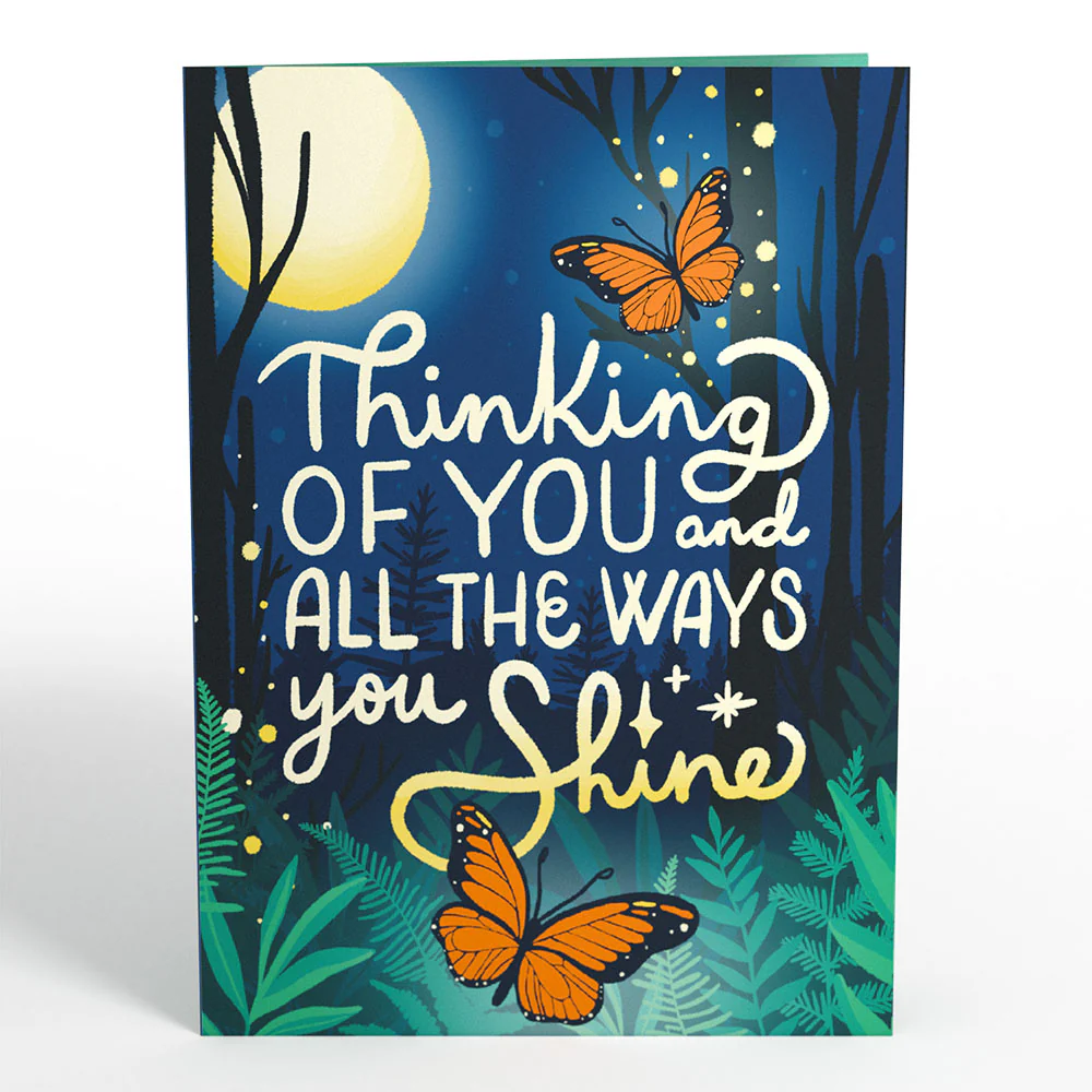 Thinking of You Butterfly Jar Light-Up Pop-Up Card - Image 5