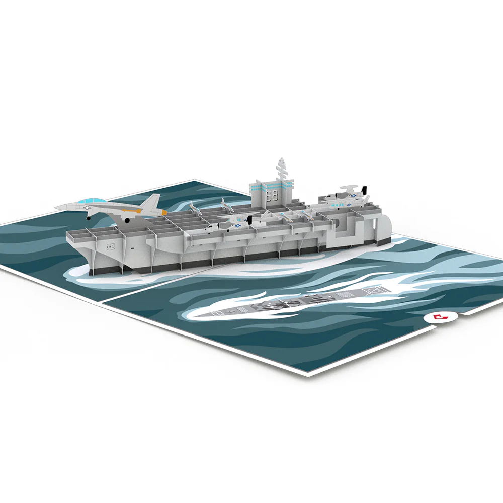 U.S. Aircraft Carrier Pop-Up Card - Image 3