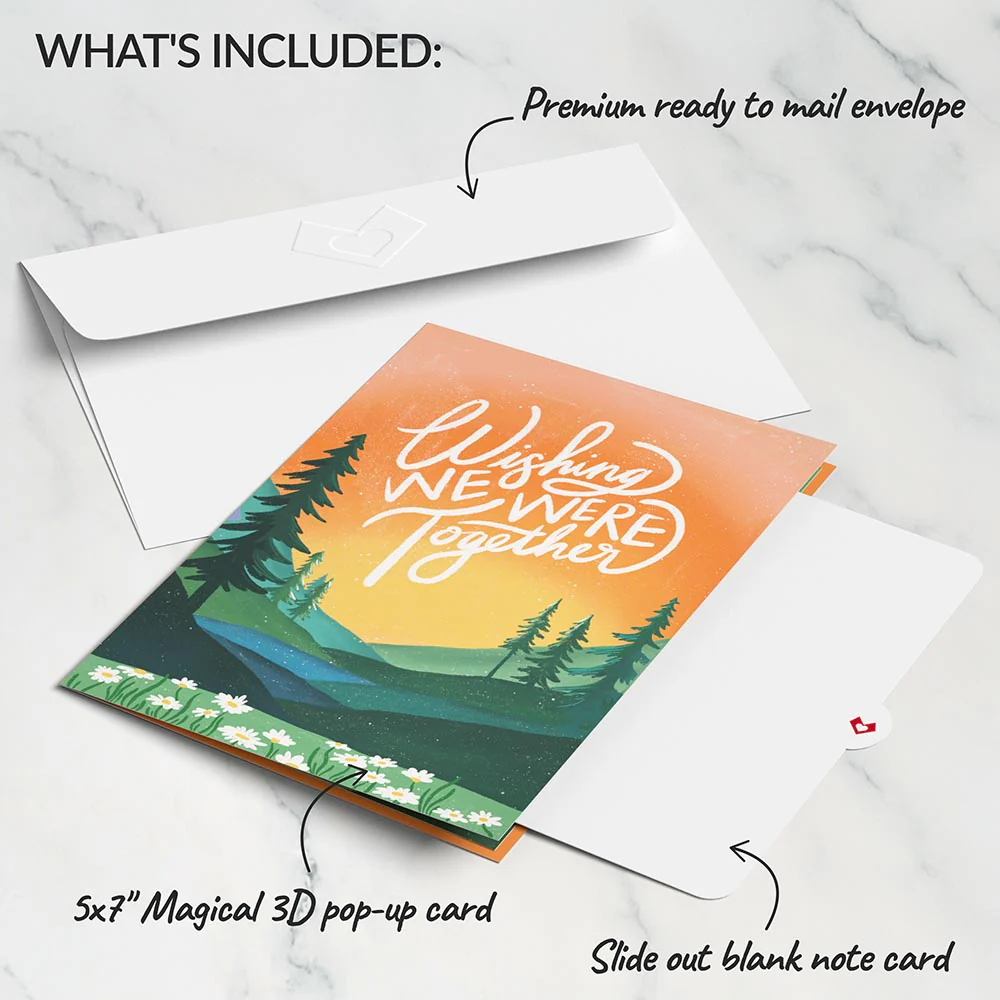 Wishing We Were Together Pop-Up Card - Image 7